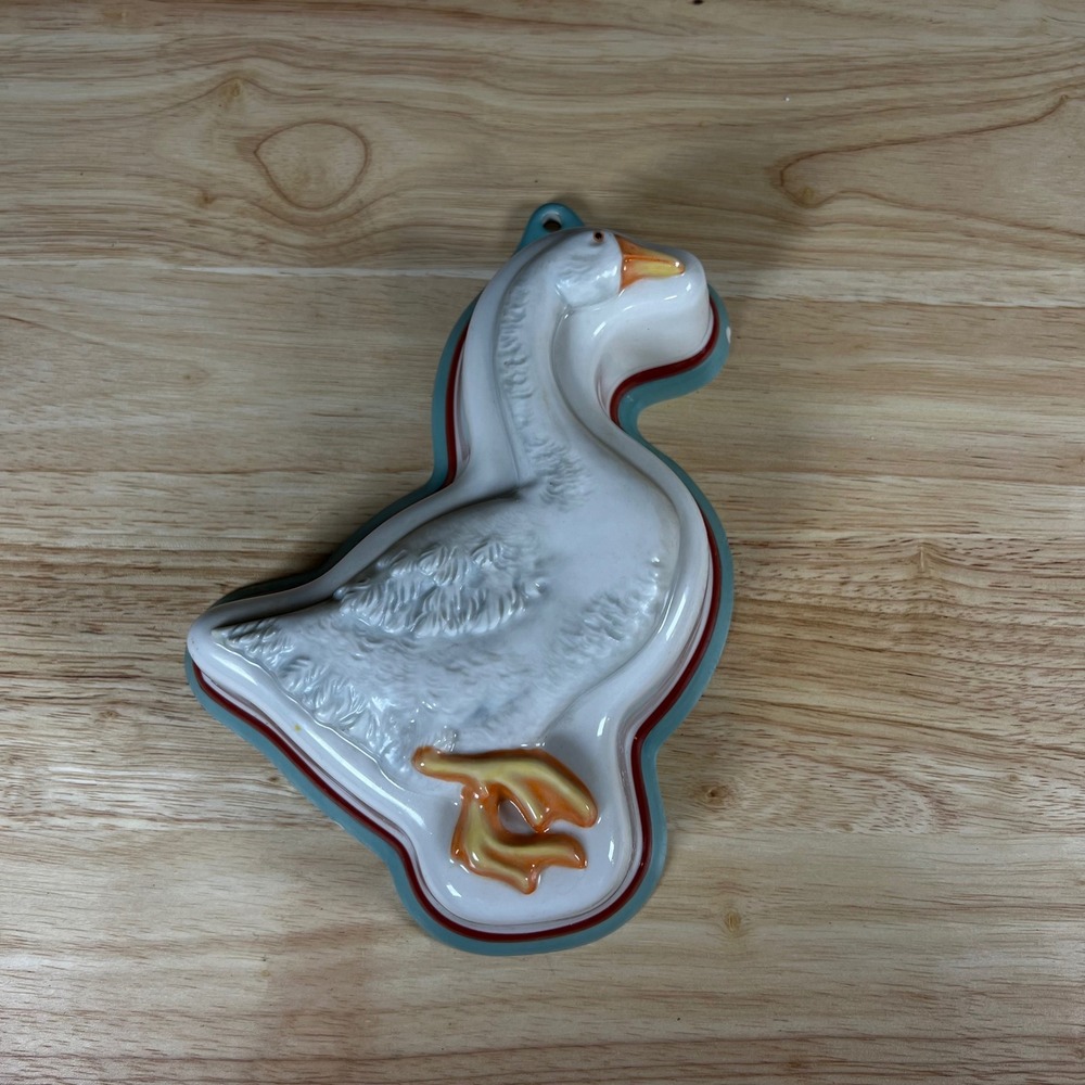 Franklin Mint The Country Goose by Ferrero Ceramic Wall Hanging Kitchen Mold